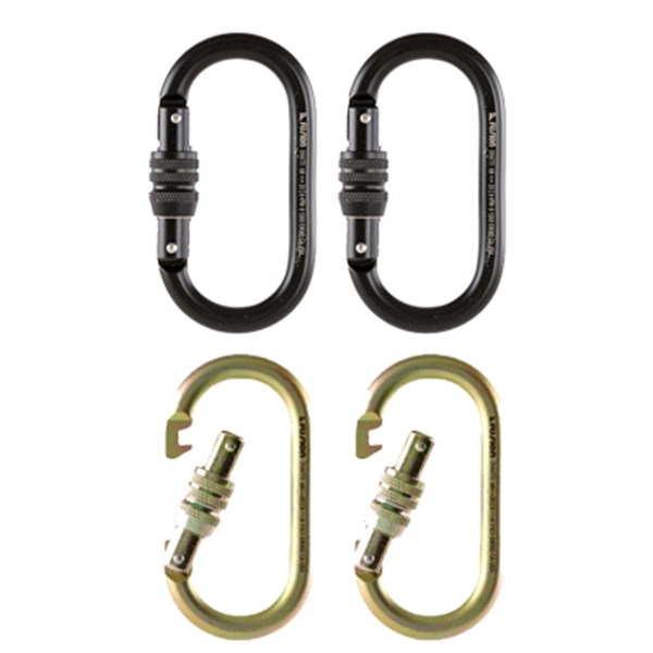 Carabiner Screw Gate (MBS 25kN) - Set of 2